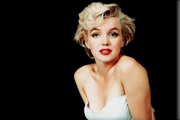 Oil Painting of Marilyn Monroe Close Up