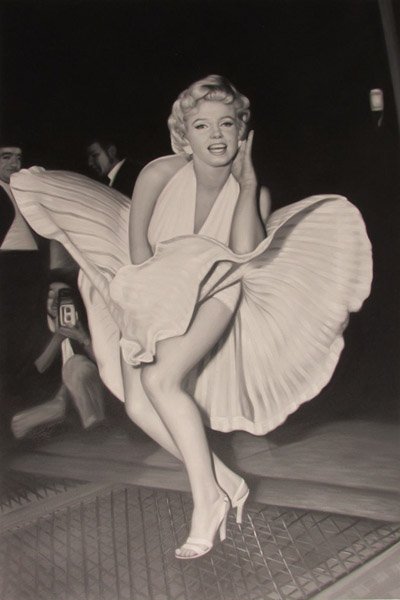 Oil Painting of Marilyn Monroe